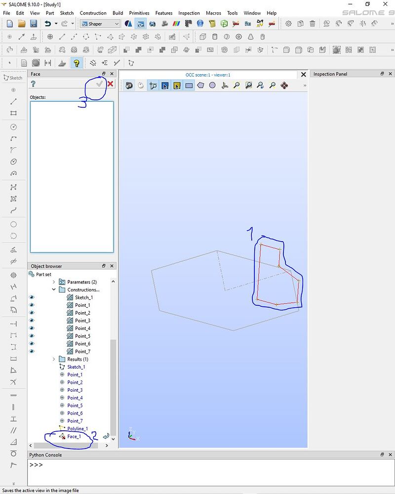 Boton seleccionar face no habilitado - Development - SALOME PROJECT